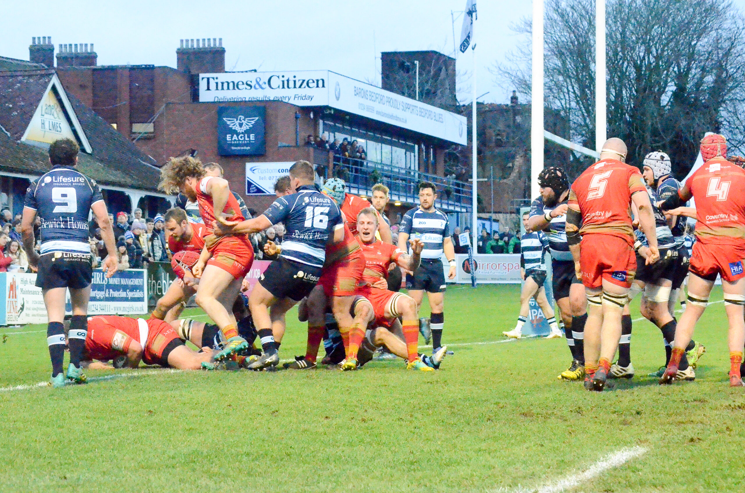 Bedford Blues V Coventry Rugby Championship Rugby Round 13 Match