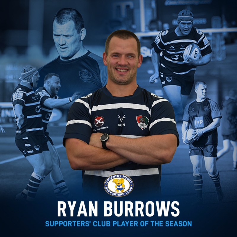 Burrows makes it three in a row! - Coventry Rugby