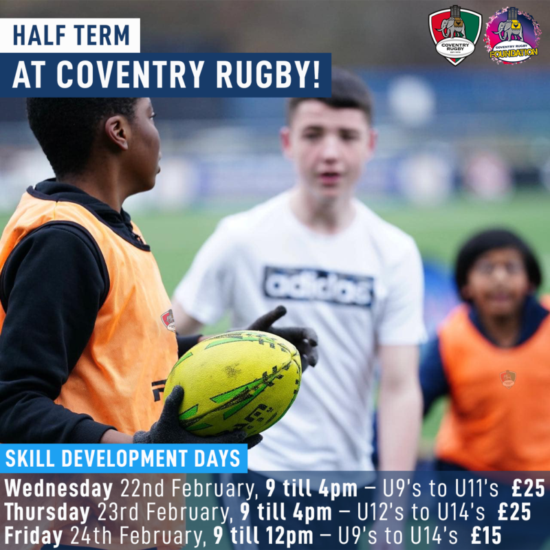 Half Term at Coventry Rugby Coventry Rugby